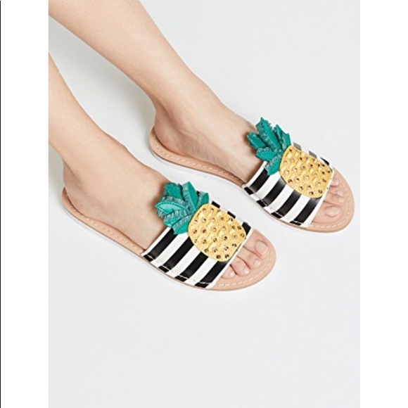kate spade pineapple flip flops